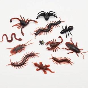 Simulation Cockroach April Fools' Day toy fake cockroach scorpion gecko flies, scary Xiaoqiang crawling insect wholesale