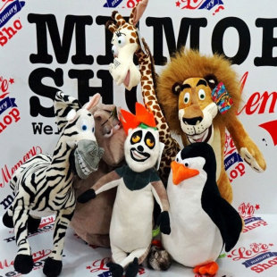 Engine, plush toy, doll, full set, giraffe, lion, hippo, fox, pinguin