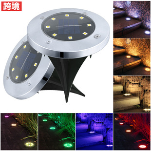 Travel street lamp for gazebo stainless steel solar-powered for cemetery, light panel, lights, bulb