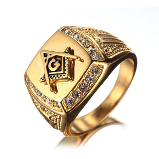 Accessory, nail decoration, golden ring stainless steel, European style, Japanese and Korean, simple and elegant design